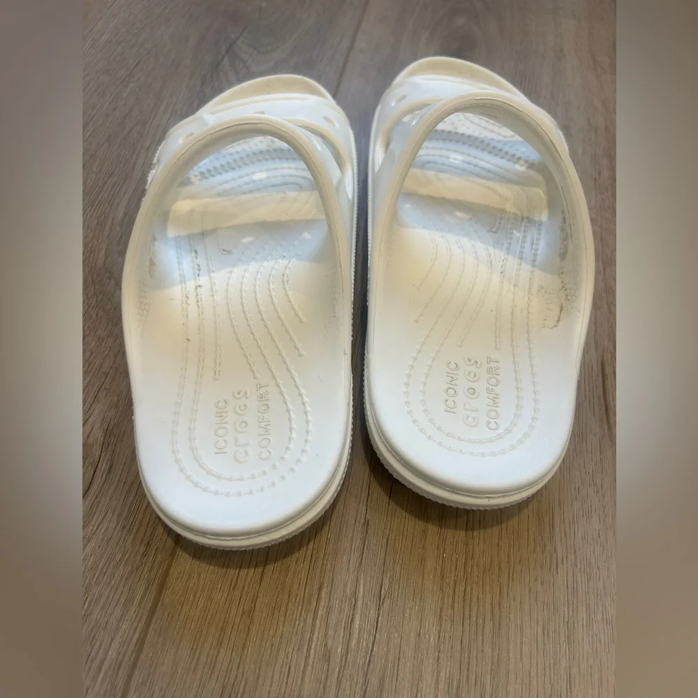 Crocs Unisex Adult Baya Sandal White US Men's 6 Women's 8 - Picture 6 of 10